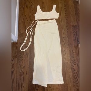 Super cute and soft maxi skirt set